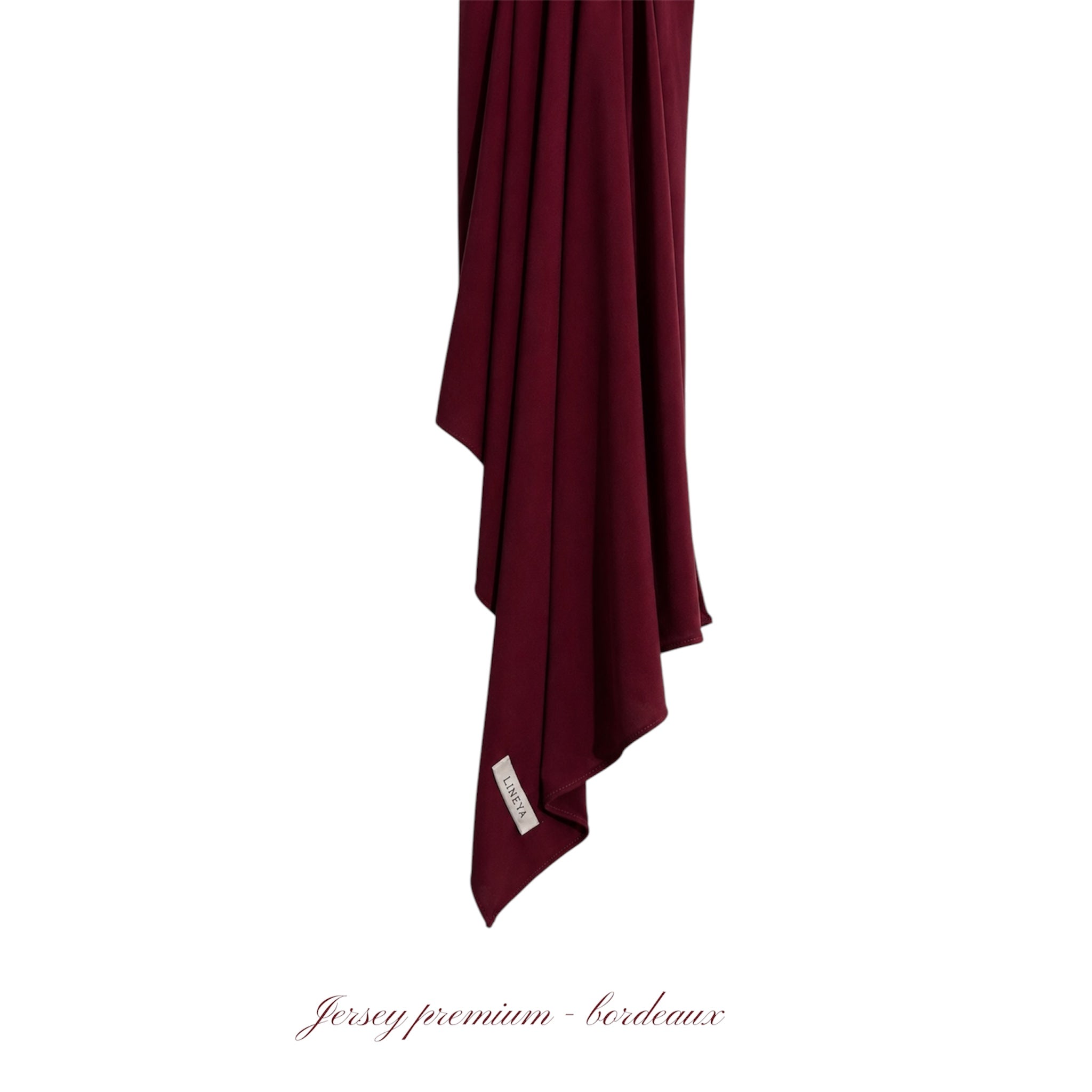 Voile jersey premium - Bordeaux