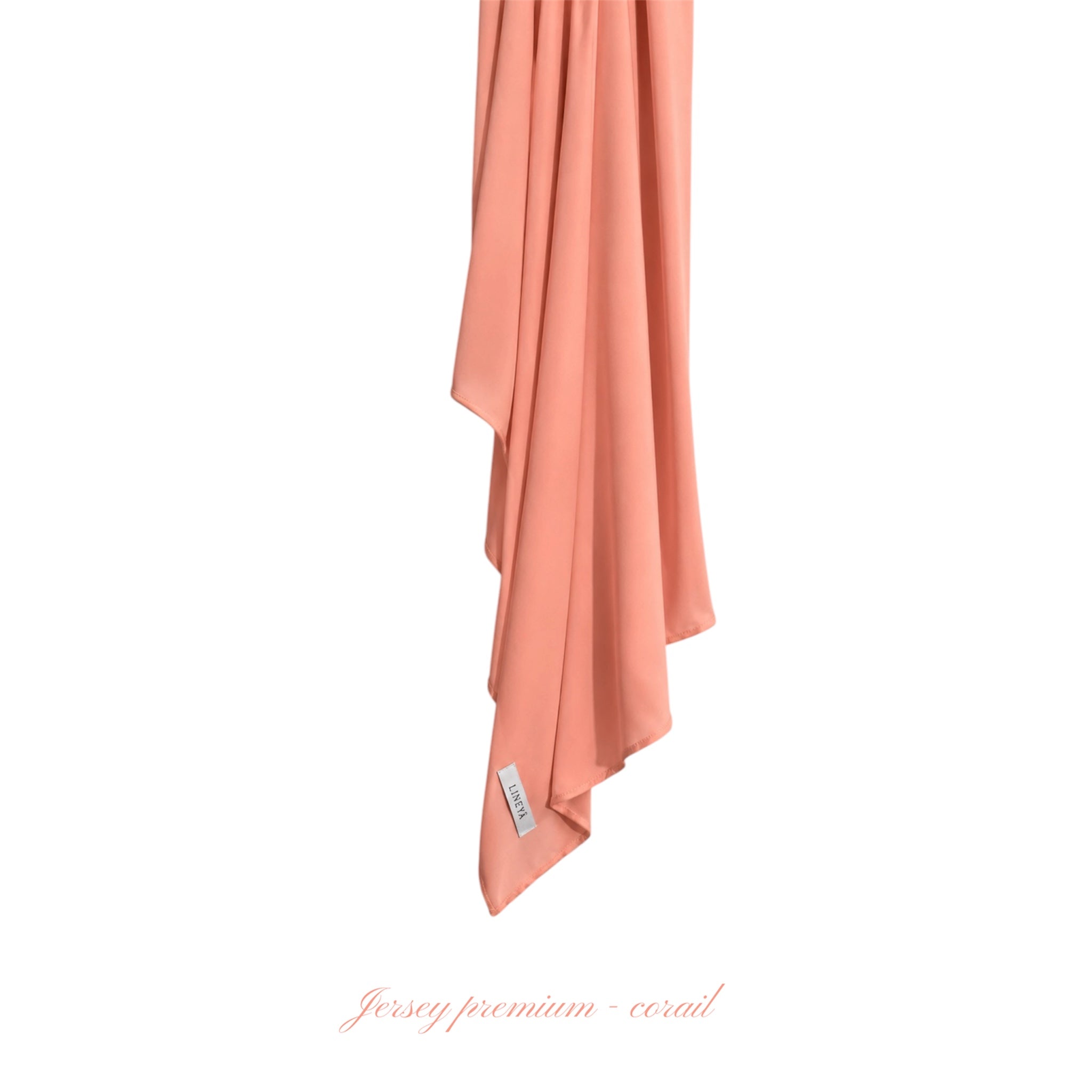 Voile jersey premium - Corail