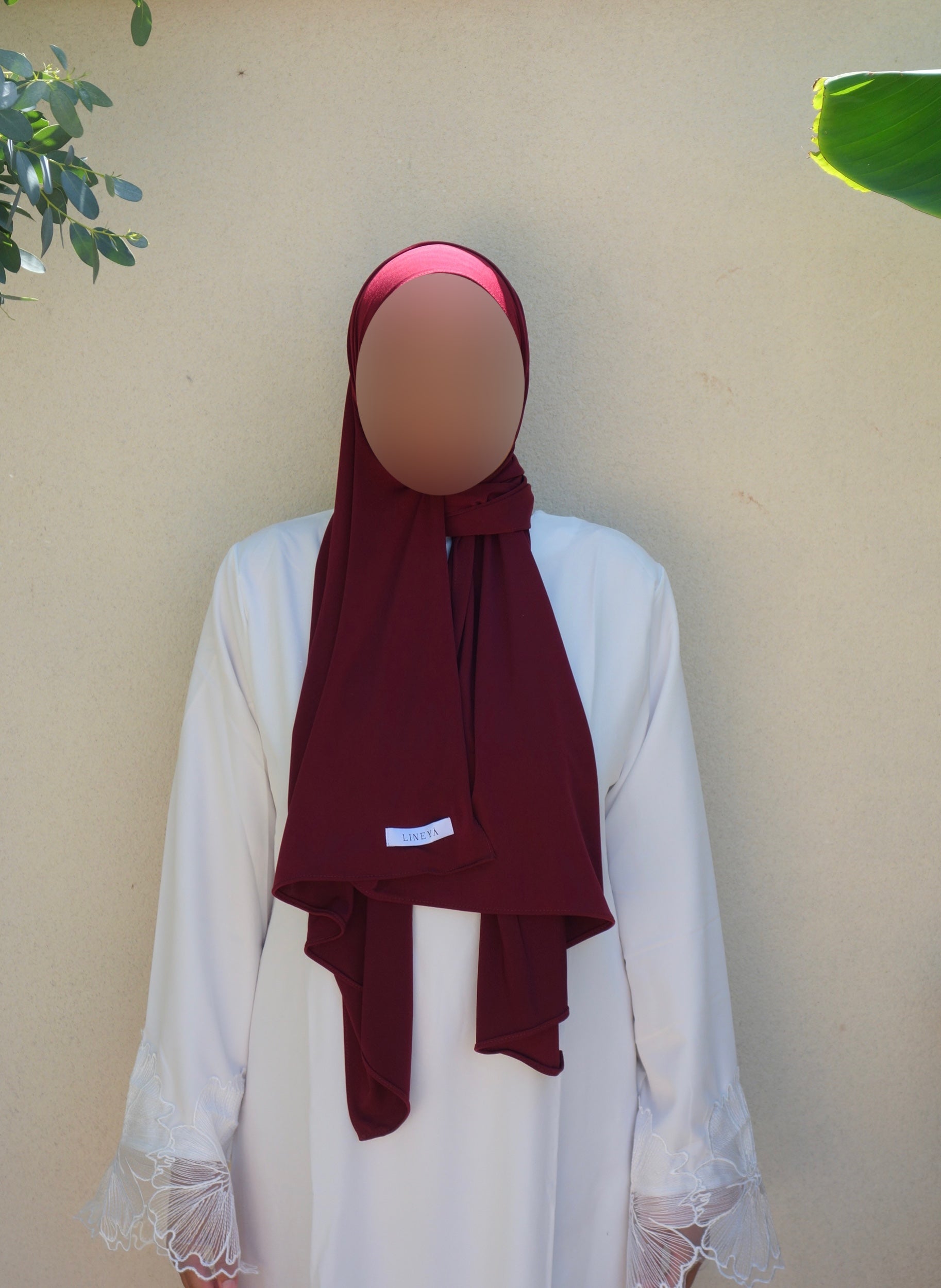 Voile jersey premium - Bordeaux