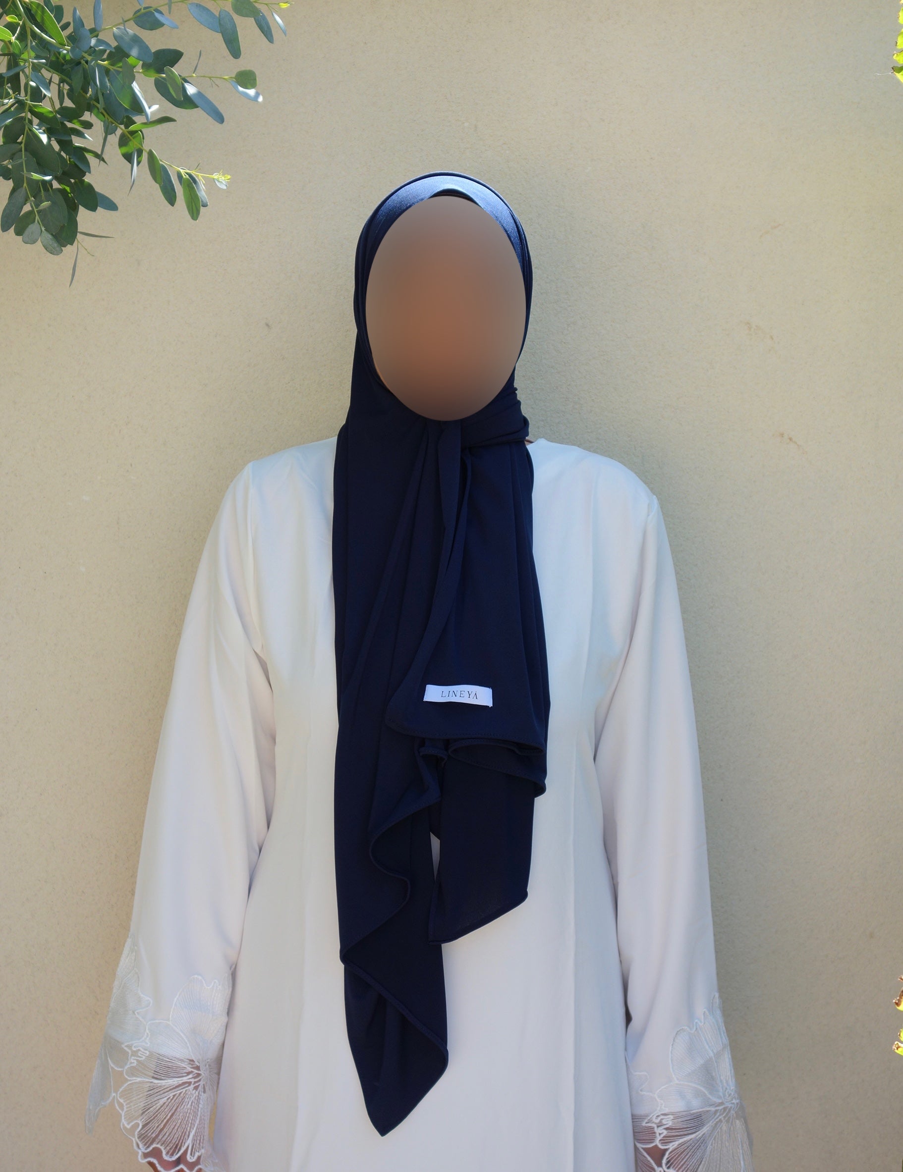 Voile jersey premium - Marine